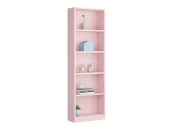 Estantería aglomerado rosa 180x52x25cm