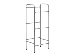 Estantería almacenaje para 3 cajas acero plateado 50x33x116 cm ES740605