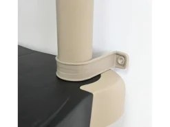 Estantería alta 88 cm 5 estantes Negro y Topo