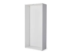 Estantería alta para oficina o estudio acabado blanco, 208.8 cm(alto)93 cm(ancho)42.5 cm(