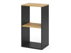 Estantería antracita/roble dorado 40x30x74 tomy