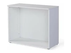 Estantería baja para oficina o estudio acabado blanco, 77.6 cm(alto)93 cm(ancho)42.5 cm(f