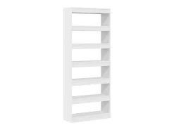Estantería Blanco 80 x 30 x 198 cm Madera contrachapada