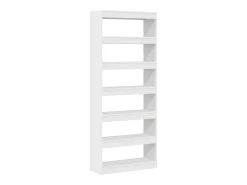 Estantería Blanco 80 x 30 x 198 cm Madera contrachapada