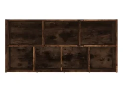 Estantería color roble ahumado 50x25x106 cm