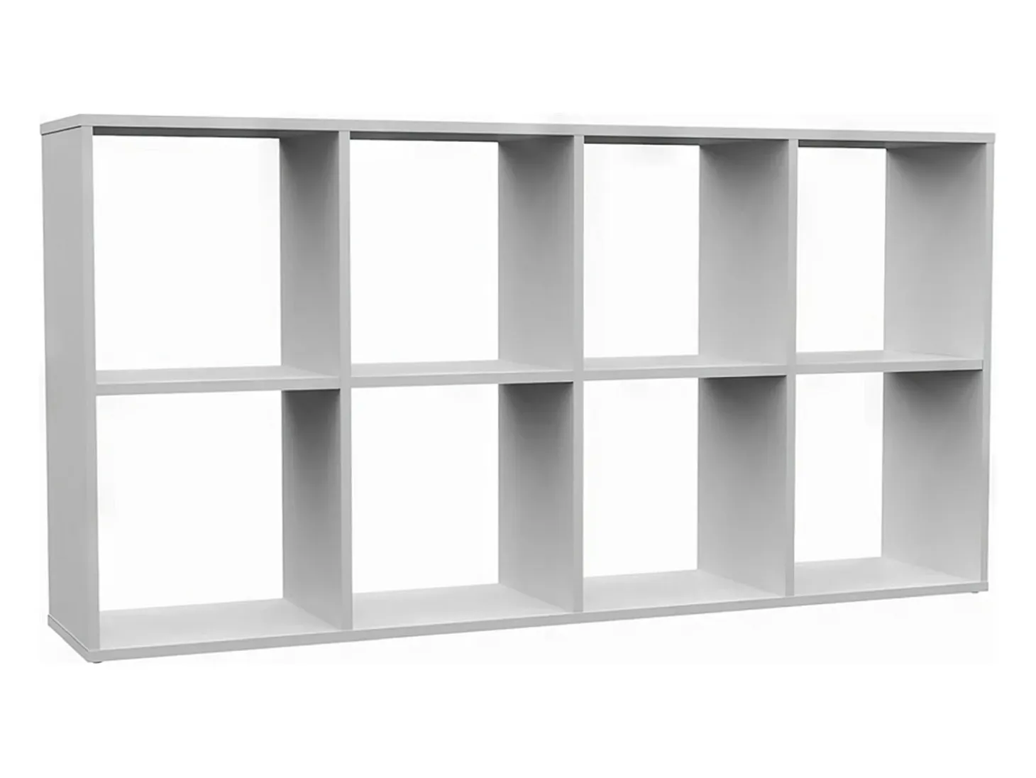 Estantería con 8 estantes - 147 cm - Blanco - MALAX