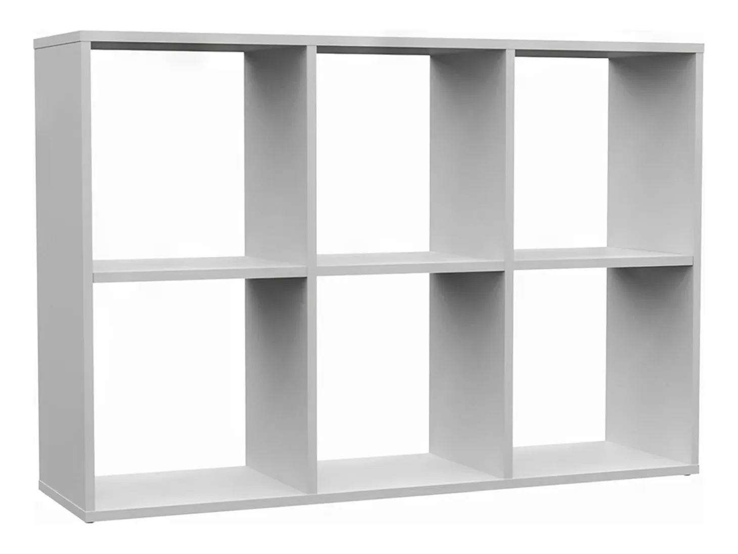 Estantería con 6 estantes - 110 cm - Blanco - MALAX