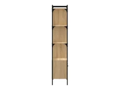 Estantería con puerta madera roble Sonoma 44,5x30x154,5 cm