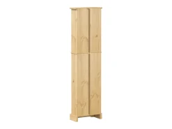 Estantería Corona madera maciza de pino 46x20x170 cm