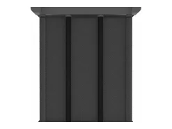 Estantería de 6 cubos con cajas tela gris 103x30x72,5 cm