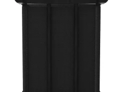 Estantería de 4 cubos con cajas de tela negro 69x30x72,5 cm ES764206