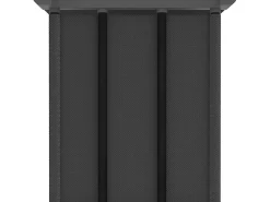 Estantería de 4 cubos de tela gris 69x30x72,5 cm ES639085