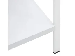 Estantería de 3 niveles aglomerado blanco 60x27,6x90,5 cm
