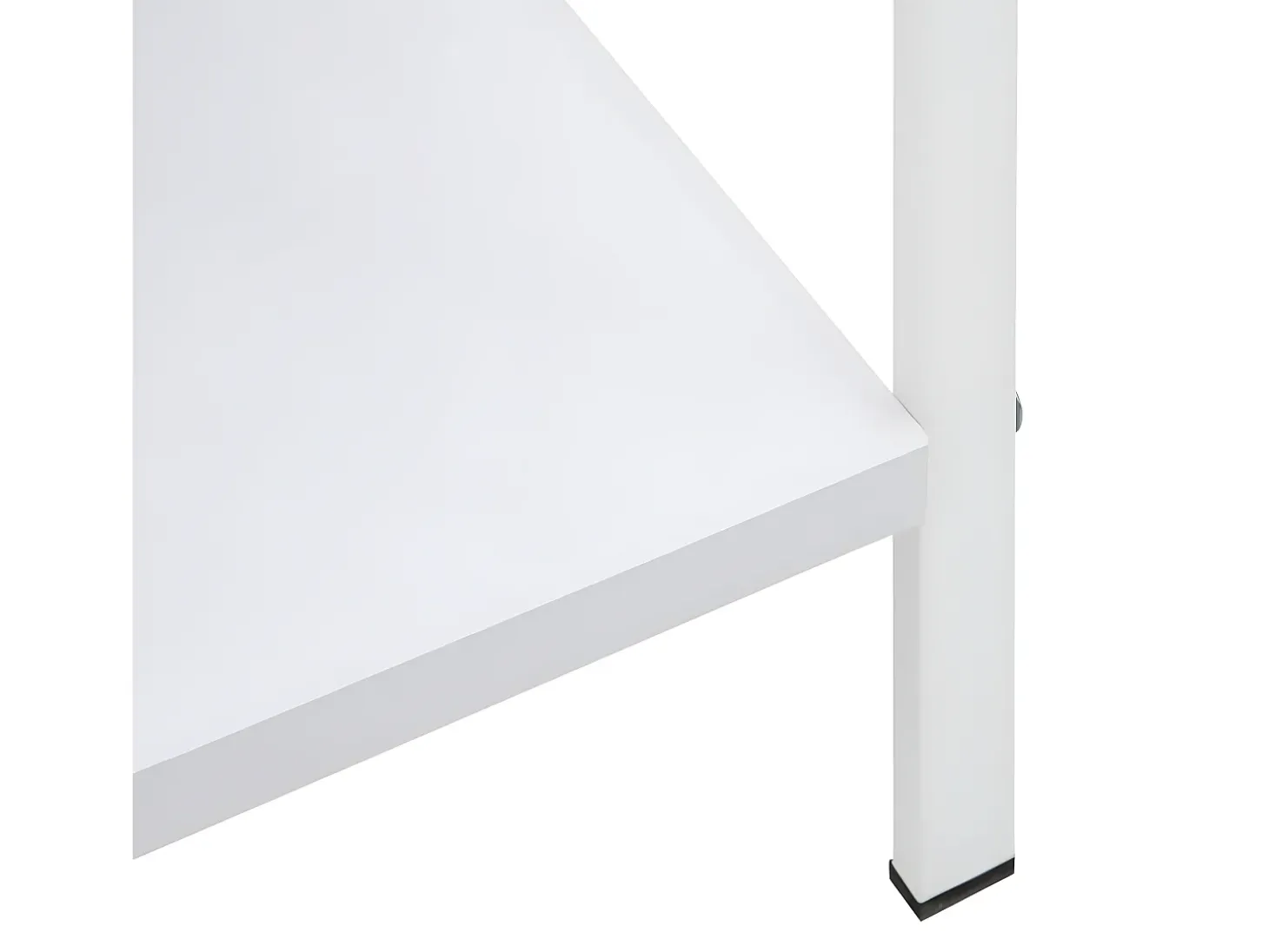 Estantería de 5 niveles aglomerado blanco 60x27,6x158,5 cm