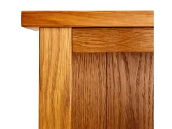 Estantería de 7 niveles de madera maciza de roble 90x22,5x200 cm