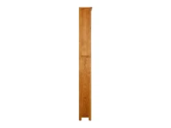 Estantería de 7 niveles de madera maciza de roble 90x22,5x200 cm