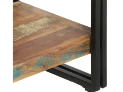 Estantería de 5 niveles madera maciza reciclada 140x30x180 cm