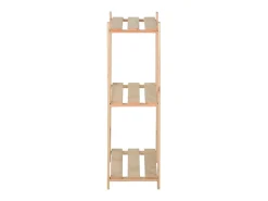 Estantería de 3 niveles madera pino maciza 60x28,5x90 cm ES741002