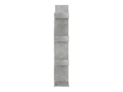 Estantería de aglomerado gris hormigón 48x25,5x140 cm