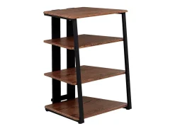Estantería de almacenamiento roble rústico/negro 61x53x78 tonar
