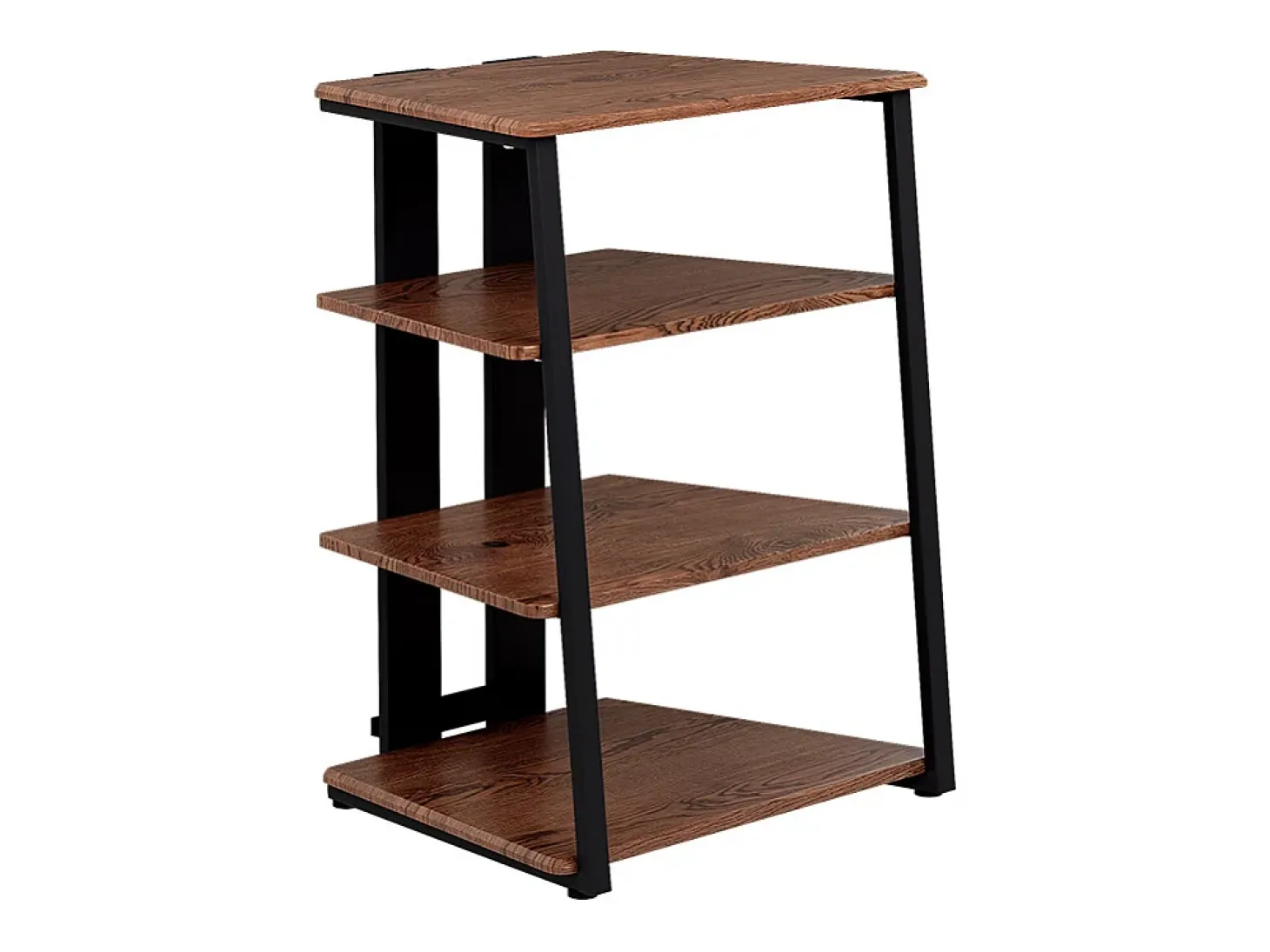 Estantería de almacenamiento roble rústico/negro 61x53x78 tonar