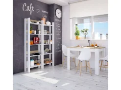 Estantería de almacenamiento yuxtaposicionable 5 estantes - A170 cm - Madeira