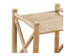 Estantería de diseño de bambú de 3 niveles 2702010/2