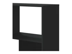 Estantería de esquina 4 niveles madera blanco 85x85x140 cm