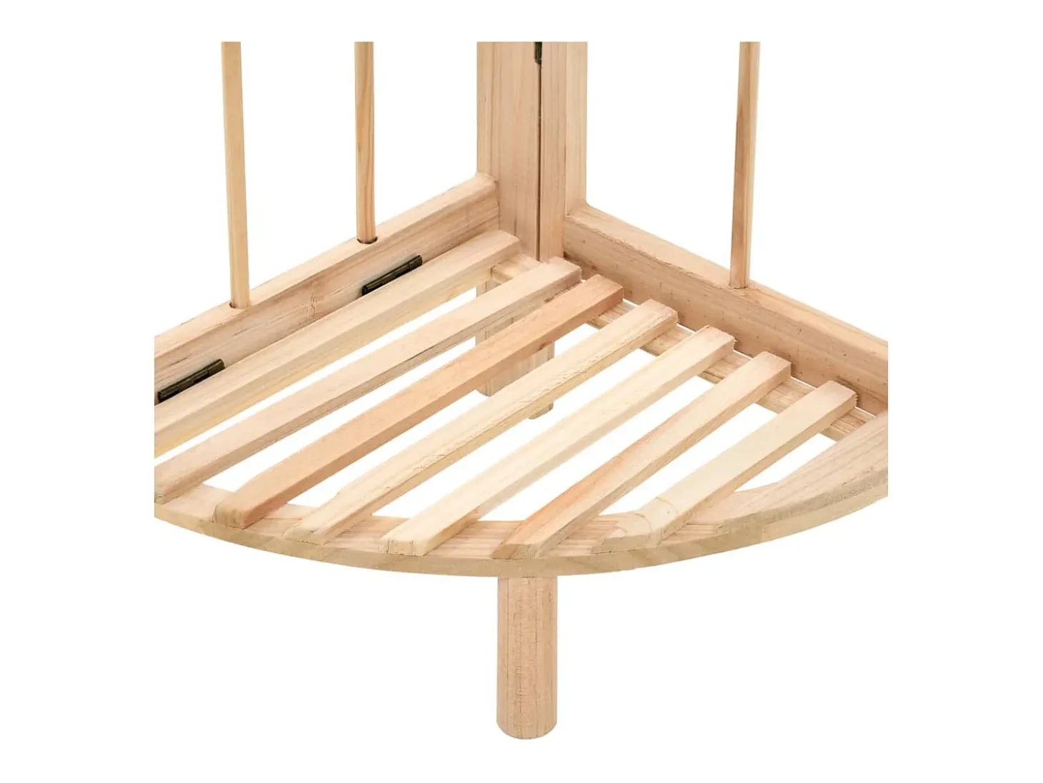 Estantería de esquina madera de cedro 27x27x110 cm