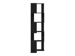 Estantería de Esquina Roble negro 50 x 50 x 179 cm
