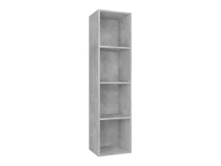 Estantería de libros/mueble TV madera contrachapada 36x30x143cm