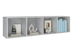 Estantería de libros/mueble TV madera contrachapada 36x30x143cm