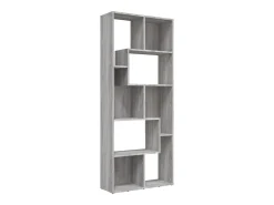Estantería de madera contrachapada gris Sonoma 67x24x161 cm