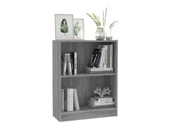 Estantería de madera contrachapada gris Sonoma 60x24x74,5 cm