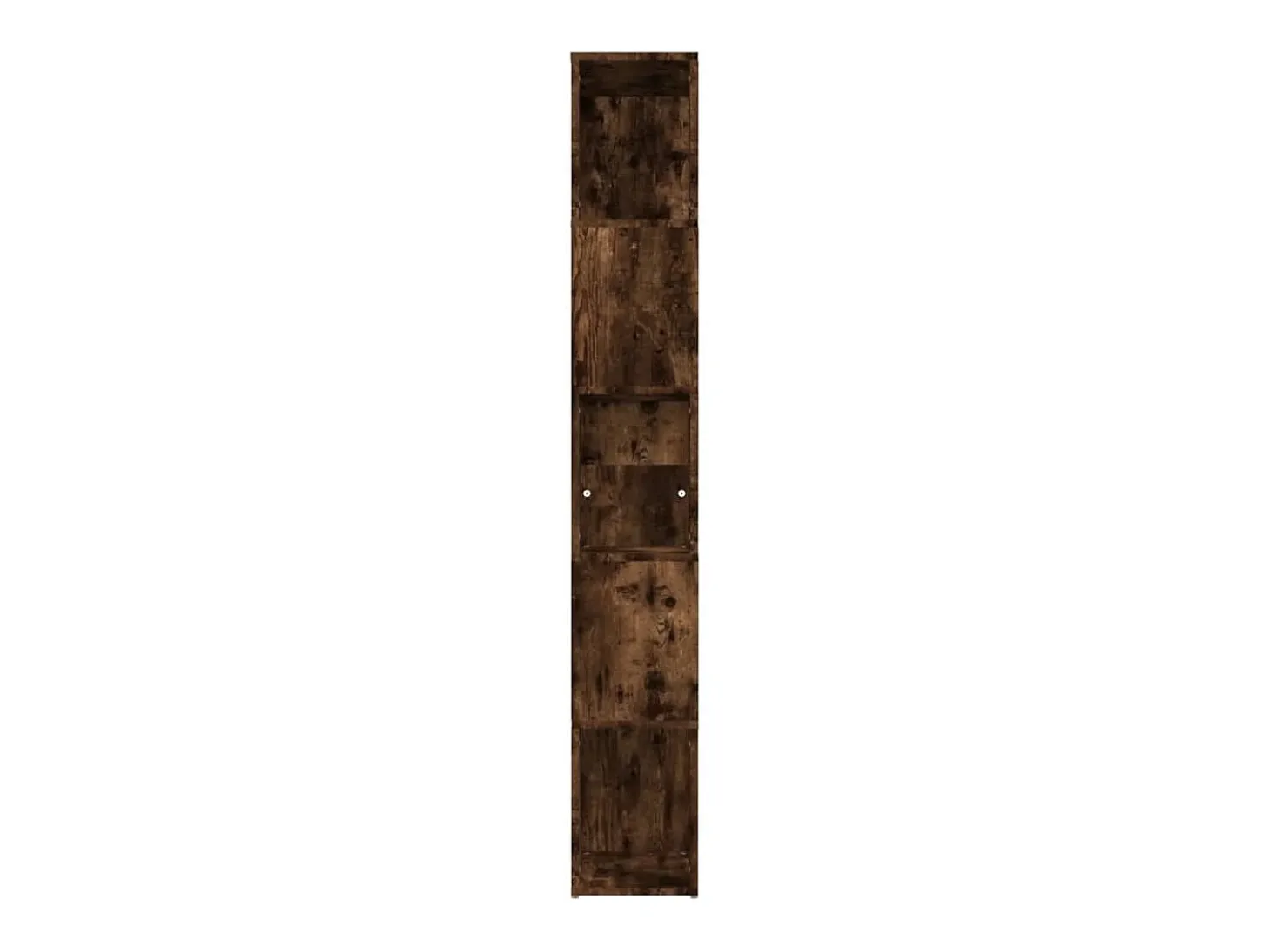 Estantería de madera contrachapada roble ahumado 45x24x160 cm