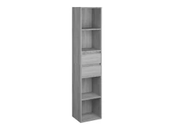 Estantería de madera contrachapada gris Sonoma 36x30x171 cm
