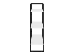 Estantería de madera contrachapada blanco 80x30x105 cm