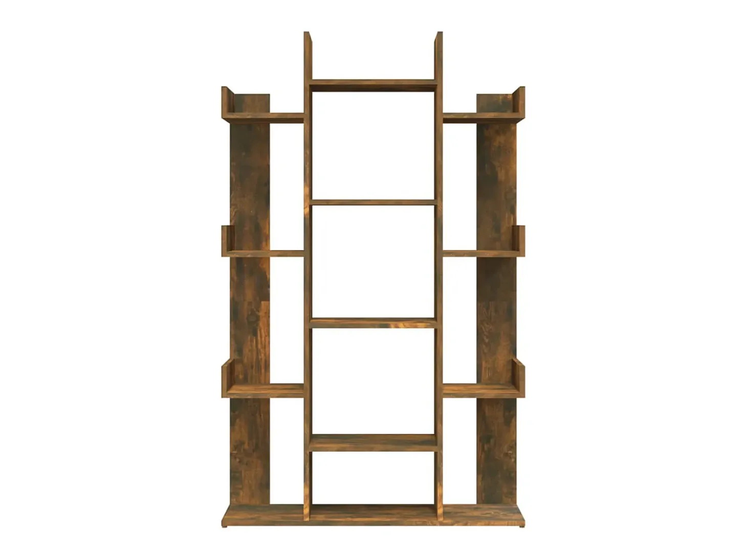 Estantería de madera contrachapada roble ahumado 86x25,5x140 cm