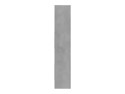 Estantería de madera contrachapada gris hormigón 40x35x180 cm