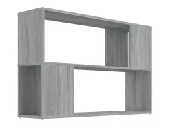 Estantería de madera contrachapada gris Sonoma 100x24x63 cm