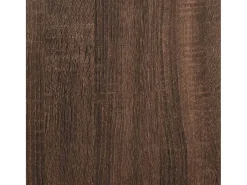 Estantería de madera de ingeniería marrón roble 31x24x102 cm