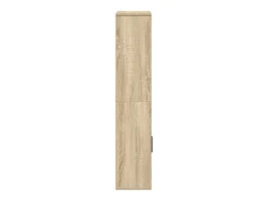 Estantería de madera de ingeniería roble sonoma 60x24x120 cm
