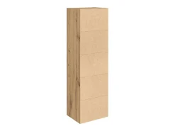 Estantería de madera de ingeniería roble artisan 31x24x102 cm