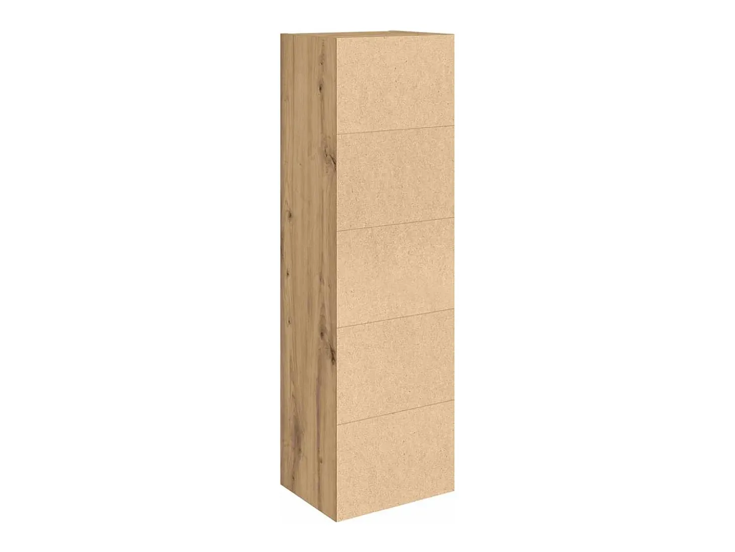 Estantería de madera de ingeniería roble artisan 31x24x102 cm