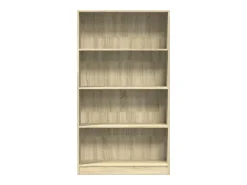 Estantería de madera de ingeniería roble Sonoma 80x24x143 cm