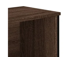 Estantería de madera de ingeniería marrón roble 50x31x74,5 cm
