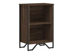 Estantería de madera de ingeniería marrón roble 50x31x74,5 cm