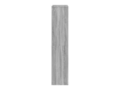 Estantería de madera de ingeniería gris Sonoma 100x33x156,5 cm