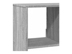 Estantería de madera de ingeniería gris Sonoma 100x33x156,5 cm