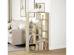 Estantería de madera de ingeniería roble Sonoma 72x20x120 cm